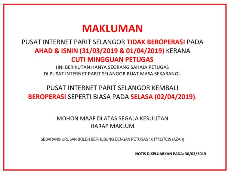 NOTIS 31032019